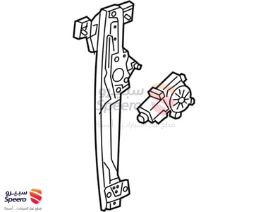 REGULATOR ASSY-REAR DOOR WINDOW,RH - 84043807