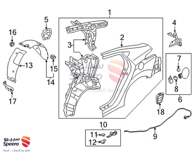 Fender Liner R,L - 868213X100