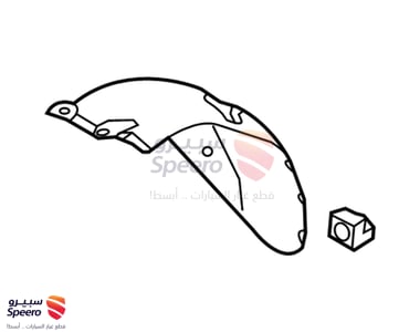 بطانة رفرف خلفي يمين - 868223X100