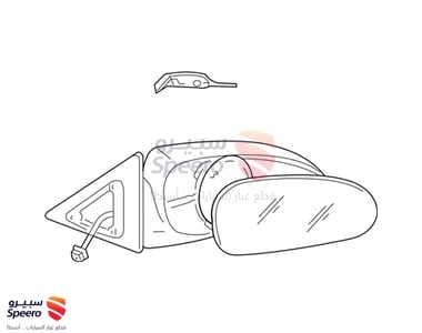 مراية جانبية يسار - 876103L022