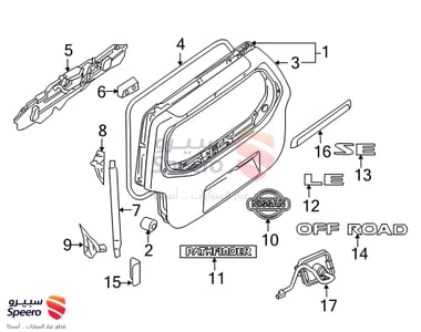 Back Door Lock Assembly - 90502CY00A