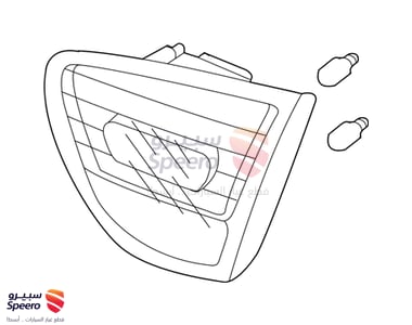 Lamp Assembly-Rear Combination Inside, LH - 924032H000
