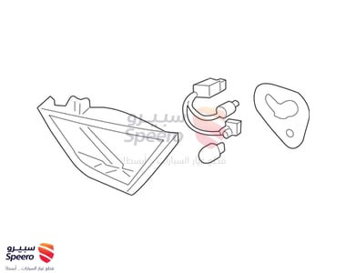 اسطب شنطة خلفي يمين - 924043S300