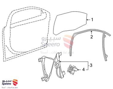 power window regulator F.L - 95226745