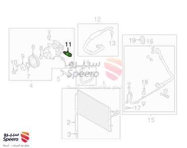 Compressor sensor - 976742S000