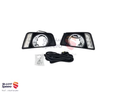 طقم كشاف ضباب هايلكس مع غطاء 2022 - LED - AM000915