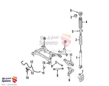 Rear Left Shock Absorber - E6210JA00D