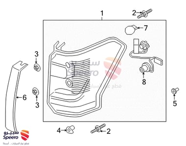 اسطب خلفي يسار - JL1Z13405H