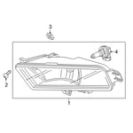 صورة Light Assembly, Right Front Fog