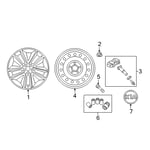 صورة Wheel Assembly-Aluminum