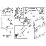 صورة Handle Assembly, Driver Side Slide Door (Outer) (Dark Cherry Pearl)