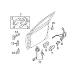 صورة يد باب داخلي امامي يسار