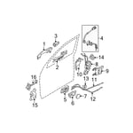 صورة Door Inside Handle Assembly, Left