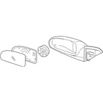 صورة Mirror Assembly-Outside Rear View, RH