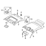 صورة Overhead Console Lamp Assembly