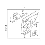 صورة Rear Power Window Sub Switch Assembly, Right