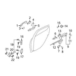 صورة Rear Power Window Sub Switch Assembly, Right